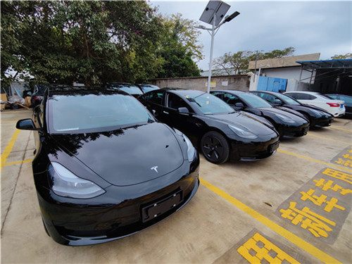 特斯拉model3車隊(duì)